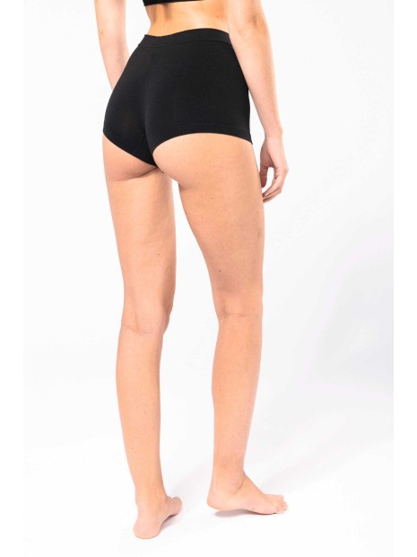 KARIBAN Shorty écoresponsable taille basse sans coutures femme  personnalisable