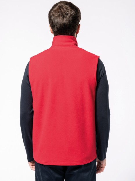 Laines polaires à personnaliser KARIBAN Bodywarmer micropolaire écoresponsable unisexe 