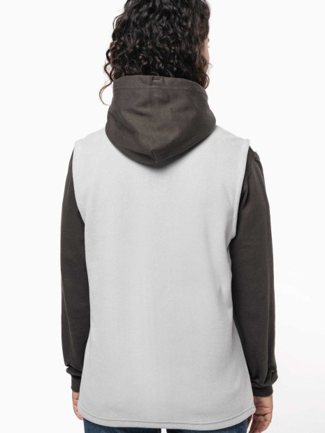 Laines polaires à personnaliser KARIBAN Bodywarmer micropolaire écoresponsable unisexe 