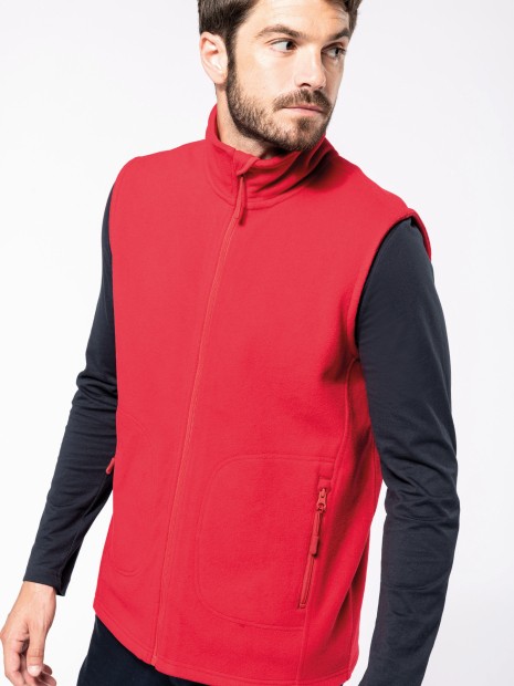 Laines polaires à personnaliser KARIBAN Bodywarmer micropolaire écoresponsable unisexe 