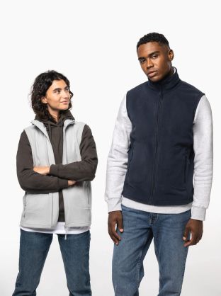 Bodywarmer micropolaire écoresponsable unisexe