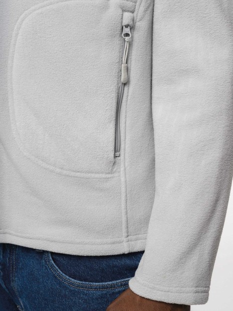 Laines polaires à personnaliser KARIBAN Veste micropolaire écoresponsable unisexe 