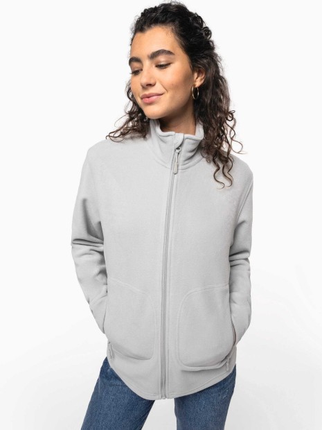 Laines polaires à personnaliser KARIBAN Veste micropolaire écoresponsable unisexe 