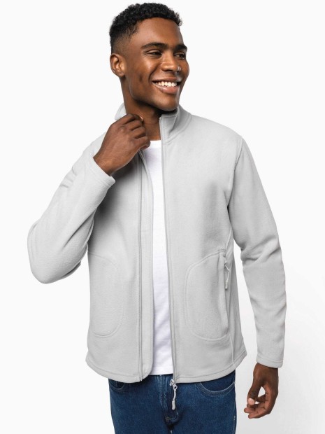 Laines polaires à personnaliser KARIBAN Veste micropolaire écoresponsable unisexe 