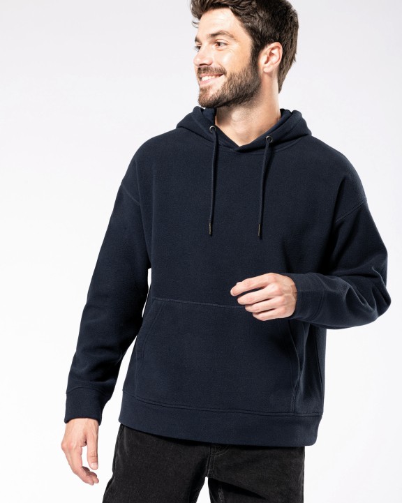KARIBAN Oversize-Unisex-Kapuzensweatshirt aus recyceltem Fleece Sweatshirt personalisierbar