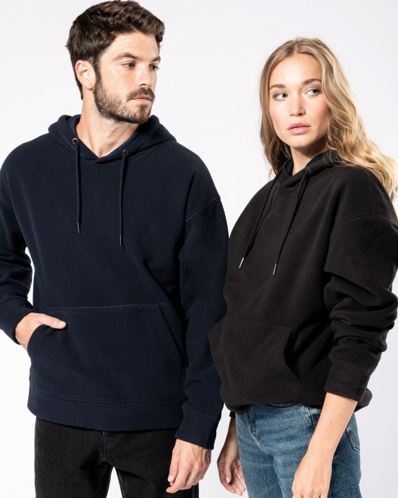 KARIBAN Oversize-Unisex-Kapuzensweatshirt aus recyceltem Fleece Sweatshirt personalisierbar