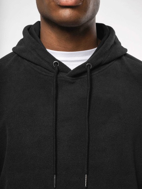 Sweat-shirts à personnaliser KARIBAN Sweat-shirt à capuche oversize en micropolaire recyclée unisexe 