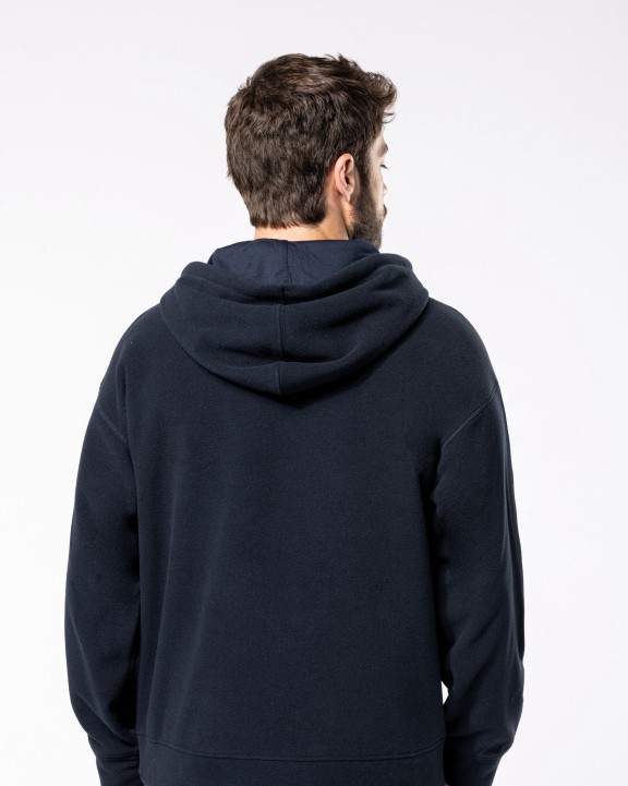 KARIBAN Oversize-Unisex-Kapuzensweatshirt aus recyceltem Fleece Sweatshirt personalisierbar