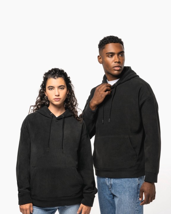 KARIBAN Oversize-Unisex-Kapuzensweatshirt aus recyceltem Fleece Sweatshirt personalisierbar