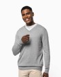 KARIBAN Umweltfreundlicher Herrenpullover mit V-Ausschnitt Pullover personalisierbar