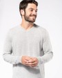 KARIBAN Umweltfreundlicher Herrenpullover mit V-Ausschnitt Pullover personalisierbar