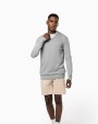 KARIBAN Umweltfreundlicher Herrenpullover mit V-Ausschnitt Pullover personalisierbar