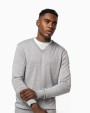 KARIBAN Umweltfreundlicher Herrenpullover mit V-Ausschnitt Pullover personalisierbar