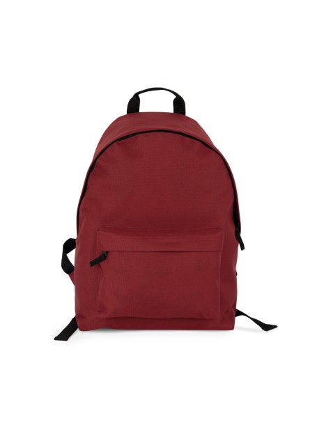 KIMOOD Sac à dos casual recyclé avec poche frontale red safran personnalisable