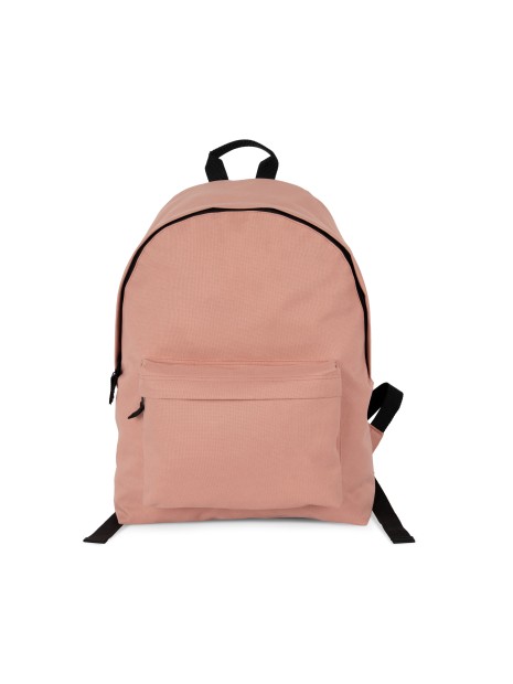 KIMOOD Sac à dos casual recyclé avec poche frontale Flamingo Pink personnalisable