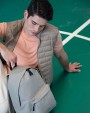 KIMOOD Lässiger recycelter City-Rucksack mit Fronttasche Tasche personalisierbar