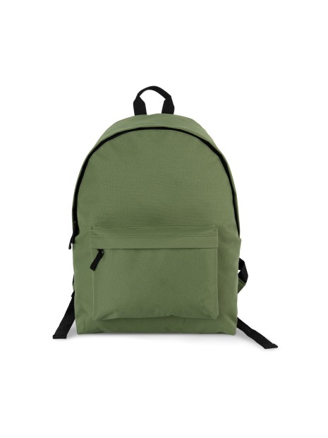 KIMOOD Sac à dos casual recyclé avec poche frontale matcha green personnalisable