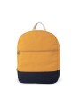 KIMOOD Sac à dos essentiel en coton cumin yellow / navy personnalisable
