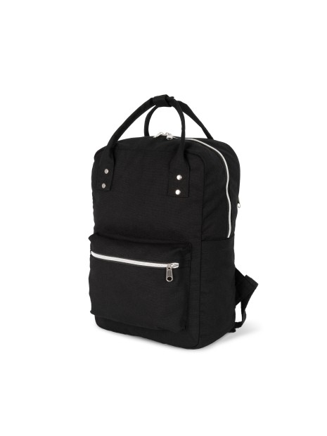 KIMOOD Sac à dos style urbain avec poignées noir personnalisable