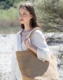 Tote bag KIMOOD Tas in gebreid jute voor bedrukking &amp; borduring