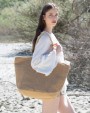 Tote bag KIMOOD Tas in gebreid jute voor bedrukking &amp; borduring