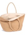 Tote bag KIMOOD Tas in gebreid jute voor bedrukking &amp; borduring