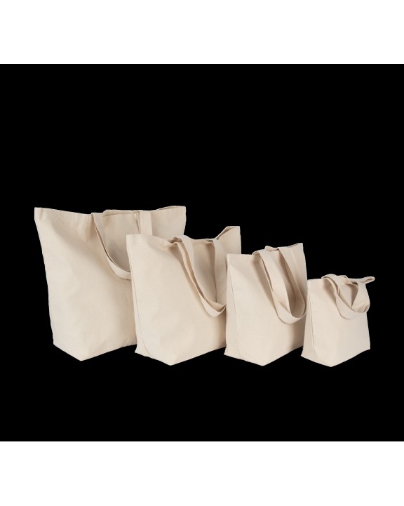 Tote bag KIMOOD Shoppers met ruimteplooi, verkrijgbaar in verschillende afmetingen voor bedrukking &amp; borduring