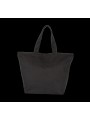 KIMOOD Sacs shopping à soufflet, disponibles en différentes tailles noir personnalisable