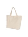 KIMOOD Sac shopping extra large en coton naturel personnalisable
