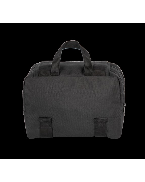 KIMOOD Recycelter Toilettenbeutel mit doppeltem Fach Tasche personalisierbar