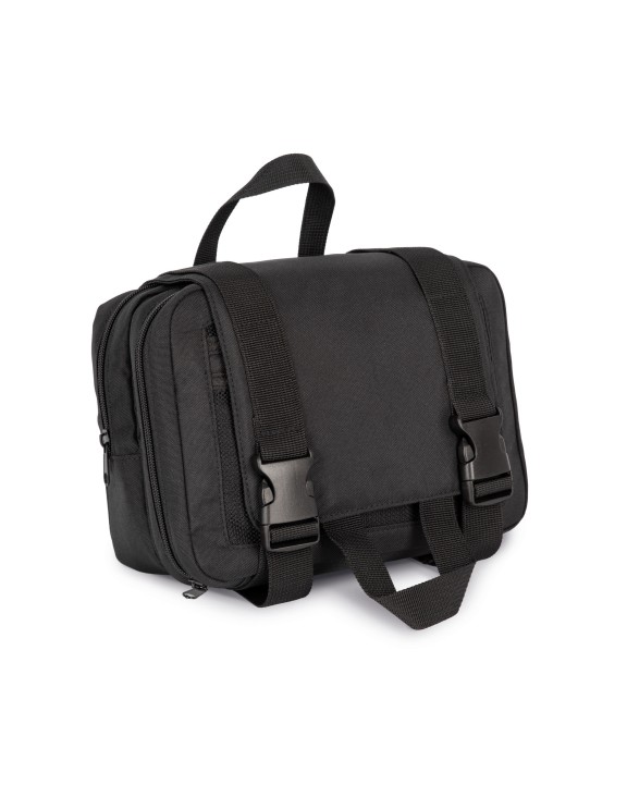 Sac & bagagerie personnalisable KIMOOD Trousse de toilette recyclée avec double compartiment