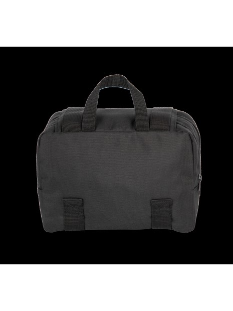 KIMOOD Trousse de toilette recyclée avec double compartiment noir personnalisable