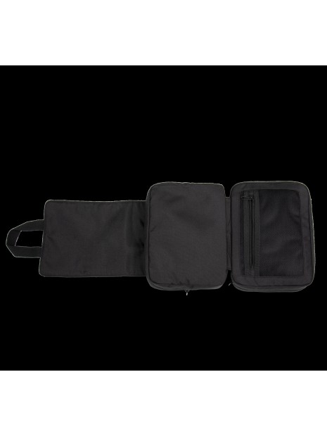 KIMOOD Trousse de toilette recyclée avec double compartiment noir personnalisable