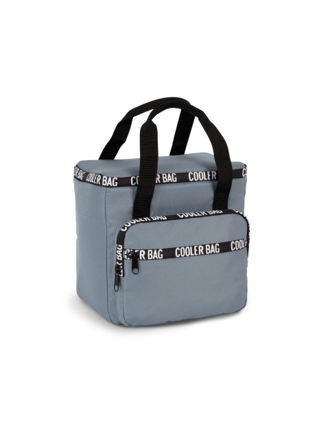 KIMOOD Sac isotherme recyclé avec poche frontale whale blue personnalisable