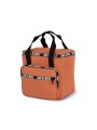 KIMOOD Sac isotherme recyclé avec poche frontale tuscany orange personnalisable