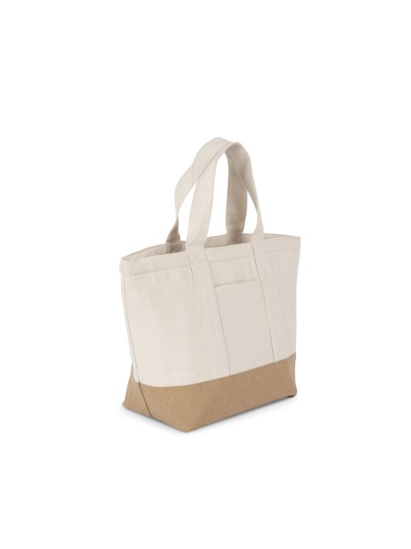 KIMOOD Sac shopping isotherme recyclé ecume / hemp personnalisable
