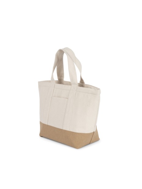 KIMOOD Sac shopping isotherme recyclé ecume / hemp personnalisable