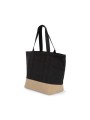 KIMOOD Sac shopping isotherme recyclé black night / hemp personnalisable