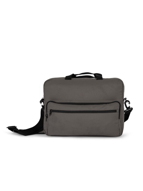 KIMOOD Sac de travail porte-ordinateur recyclé light titanium personnalisable