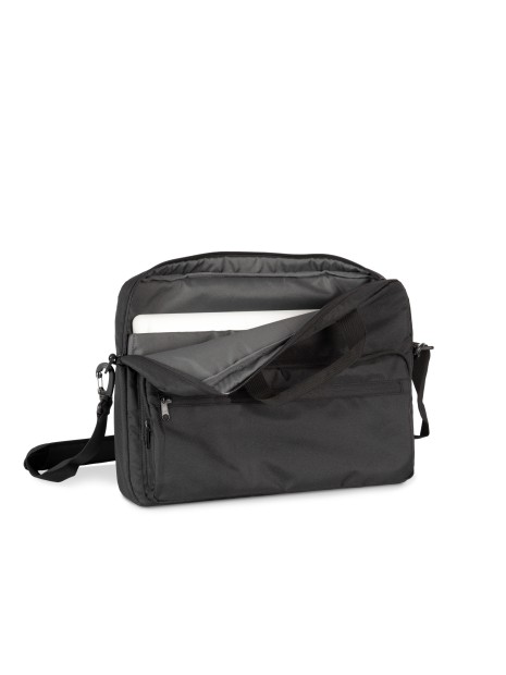KIMOOD Sac de travail porte-ordinateur recyclé noir personnalisable