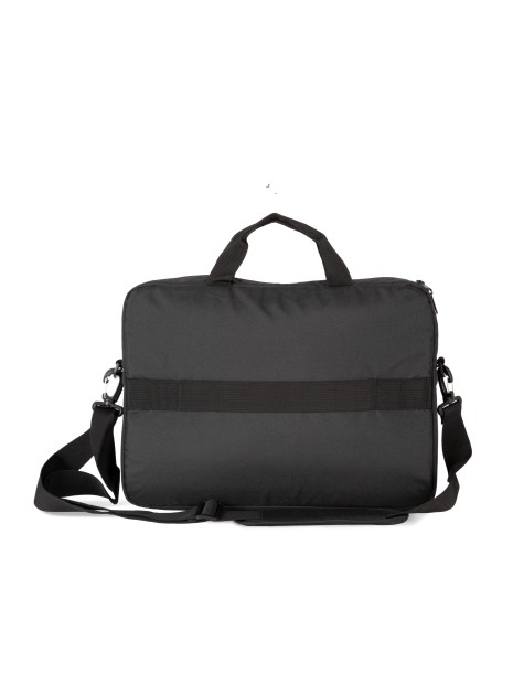 KIMOOD Sac de travail porte-ordinateur recyclé noir personnalisable