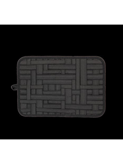 KIMOOD Tablette organiseur porte-câbles et accessoires noir personnalisable