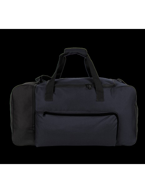 KIMOOD Grand sac de sport avec compartiment latéral bleu marine/noir personnalisable