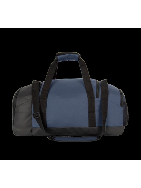 KIMOOD Sac de sport recyclé avec double compartiment latéral deep blue / black personnalisable