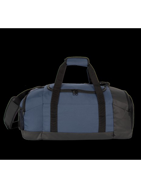KIMOOD Sac de sport recyclé avec double compartiment latéral deep blue / black personnalisable