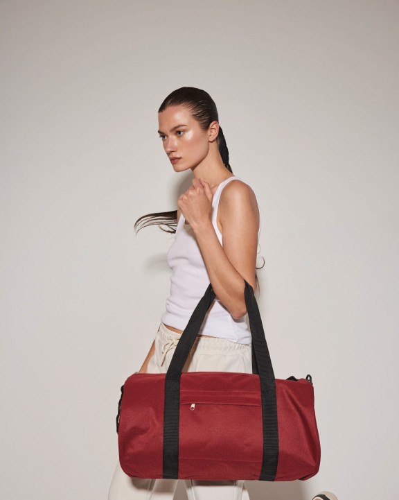 KIMOOD Recycelte Schlauchtasche mit Frontfach Tasche personalisierbar