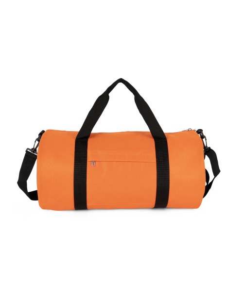 KIMOOD Sac tubulaire recyclé avec poche frontale orange zest personnalisable