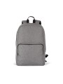 KIMOOD Sac à dos de travail recyclé matelassé graphite grey heather personnalisable