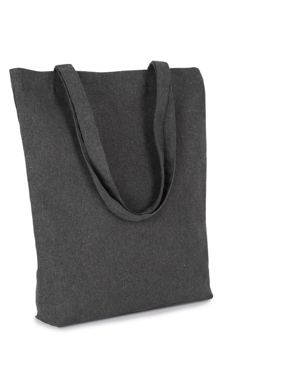 Tote bag KIMOOD Gerecycleerde katoenen shopper 'K-loop project' voor bedrukking &amp; borduring