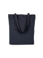 KIMOOD Sac cabas en coton "K-loop project" recyclé navy blue jhoot personnalisable